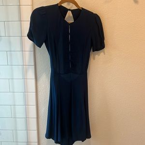Reformation open back dress